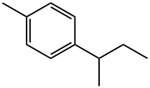 1-methyl-4-(1-methylpropyl)benzene Struktur