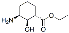 Cyclohexanecarboxylic acid, 3-amino-2-hydroxy-, ethyl ester, (1alpha,2beta,3beta)- (9CI) Struktur