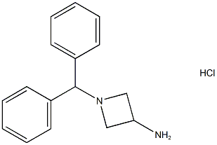 1-Benzhydrylazetidin-3-amine hydrochloride Struktur