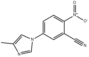 5-(4-Methyl-1H-iMidazol-1-yl)-2-nitrobenzonitrile Struktur