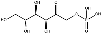 D-フルクトース1-二水素ホスファート 化學(xué)構(gòu)造式