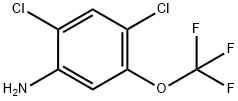 2,4-DICHLORO-5-(TRIFLUOROMETHOXY)ANILINE Struktur