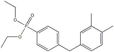 Phosphonic acid, [(3,4-diMethylphenyl)phenylMethyl]-, diethyl ester Struktur