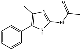 N-(4-METHYL-5-PHENYL-1H-IMIDAZOL-2-YL)ACETAMIDE Struktur