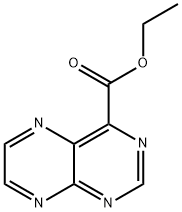 4-Pteridinecarboxylic acid ethyl ester Struktur