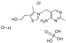 thiamine hydrochloride phosphate  Struktur