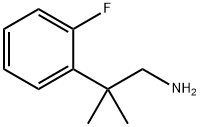 2-(2-Fluoro-phenyl)-2-methyl-propylamine Struktur