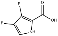 1H-Pyrrole-2-carboxylicacid,3,4-difluoro-(9CI) Struktur