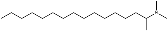 N,N,1-Trimethyl-1-pentadecanamine Struktur