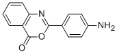 2-(4-AMINOPHENYL)-4H-3,1-BENZOXAZIN-4-ONE Struktur