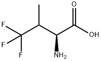 4,4,4-TRIFLUORO-DL-VALINE Struktur