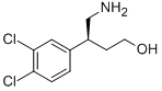 (S)-4-Amino-3-(3,4-dichlorophenyl)butan-1-ol Struktur