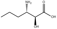 (2S,3S)-3-AMINO-2-HYDROXYHEXANOIC ACID Struktur