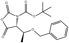 BOC-O-BENZYL-L-THREONINE N-CARBOXY ANHYDRIDE Struktur