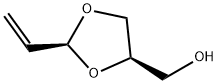 cis-2-vinyl-1,3-dioxolane-4-methanol  Struktur