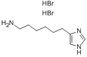 6-(1H-IMIDAZOL-4-YL)-HEXYLAMINE 2HBR Struktur