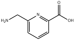 2-Pyridinecarboxylicacid,6-(aminomethyl)-(9CI) Struktur