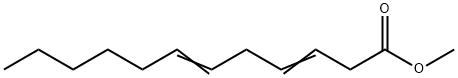 3,6-Dodecadienoic acid methyl ester Struktur