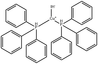 iodobis(triphenylphosphino)copper Struktur