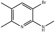 2-Pyridinamine,3-bromo-N,5,6-trimethyl- Struktur