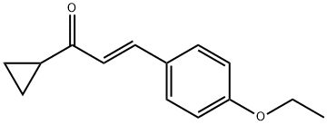 2-Propen-1-one,1-cyclopropyl-3-(4-ethoxyphenyl)-,(E)-(9CI) Struktur