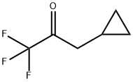 2-Propanone,  3-cyclopropyl-1,1,1-trifluoro- Struktur