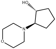 (1R-trans)-2-(4-Morpholinyl)cyclopentanol Structure