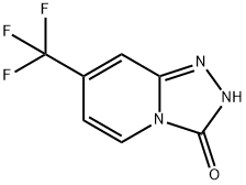 7-(Trifluoromethyl)-[1,2,4]triazolo-[4,3-a]pyridin-3(2H)-one Struktur