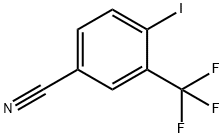 4-Iodo-3-(trifluoromethyl)benzonitrile Struktur