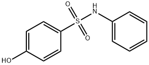 4-HYDROXY-N-PHENYLBENZENE SULPHONAMIDE Structure