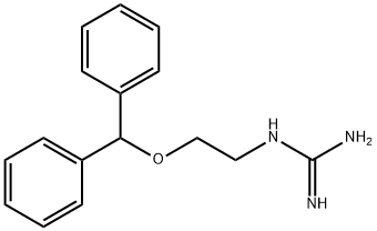 1-[2-(Diphenylmethoxy)ethyl]guanidine Struktur