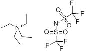 BISTRIFLUOROMETHANESULFONIMIDE TETRAETHYLAMMONIUM SALT Struktur