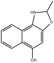 Naphtho[1,2-d]thiazol-5-ol, 1,2-dihydro-2-methyl- (9CI) Struktur