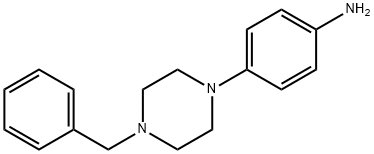 4-(4-BENZYLPIPERAZINO)ANILINE Structure