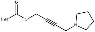 4-(1-Pyrrolidinyl)-2-butyn-1-ol carbamate Struktur