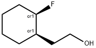 Cyclohexaneethanol, 2-fluoro-, cis- (9CI) Struktur