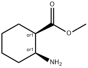 Cyclohexanecarboxylic acid, 2-aMino-, Methyl ester, (1R,2S)- (9CI) Struktur