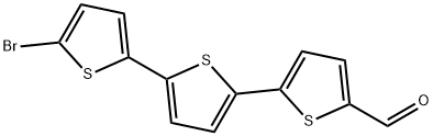 5''-BROMO-2,2':5',2''-TERTHIOPHENE-5-CARBOXALDEHYDE Struktur