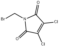 N-BROMOMETHYL-2,3-DICHLOROMALEIMIDE Struktur