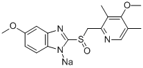 Esomeprazole sodium Structure