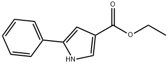 ETHYL 5-PHENYL-1H-PYRROLE-3-CARBOXYLATE Struktur