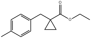 ethyl 1-(p-methylbenzyl)cyclopropanecarboxylate Struktur