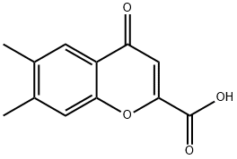 6,7-DIMETHYLCHROMONE-2-CARBOXYLIC ACID Struktur