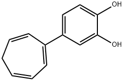 Pyrocatechol, 4-(1,3,6-cycloheptatrien-1-yl)- (8CI) Struktur