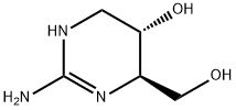 4-Pyrimidinemethanol,2-amino-1,4,5,6-tetrahydro-5-hydroxy-,(4R-trans)-(9CI) Struktur