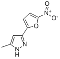 5-Methyl-3-(5-nitro-2-furyl)pyrazole Struktur