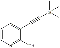 3-((Trimethylsilyl)ethynyl)pyridin-2-ol Struktur