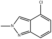 2H-INDAZOLE, 4-CHLORO-2-METHYL- Struktur