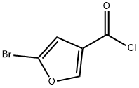 3-Furancarbonyl chloride, 5-bromo- (9CI) Struktur