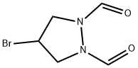 4-Bromo-1,2-pyrazolidinedicarboxaldehyde Struktur